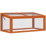 Outsunny Frühbeet 90 x 46 x 40 cm Orange
