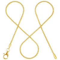 modabilé 333er Goldkette: Zopfkette Gold 45cm