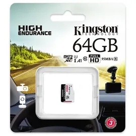 Kingston microSDXC Endurance 64GB Class 10 UHS-I A1