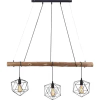 just light. Just Light, Pendelleuchte, Pendellampe EDGAR 3-flammig Moderne Pendellampe im Vintage Look (E27)