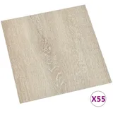 vidaXL Pvc-fliesen Selbstklebend 55 Stk. 5,11 M2 Beige Vidaxl