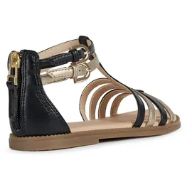 GEOX Karly Sandalen Black / Platinum 37