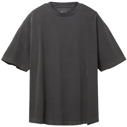 Tom Tailor Shirt Oversized-T-Shirt mit Rundhalsausschnitt aus Baumwolljersey