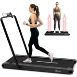 SQUATZ Walking Pad Laufband mit Vibrationsplatte, klappbares Laufband für Zuhause und Home Office, Fernbedienung, LED Display, leiser Motor, bis 120 kg