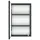 WELLTIME Hängeschrank WELLTIME "Baabe", grau, B:40cm H:64cm T:20cm, Holzwerkstoff, Schränke, Hängeschrank, Badmöbel Breite 40 cm
