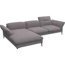 flexlux »Salino, Funktionssofa mit Recamiere, Relaxsofa, Ecksofa« Sofa mit Arm- und Kopfteil-Verstellungen, Kaltschaum & Stahl-Wellen