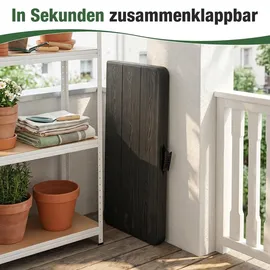 Sekey Gartenmöbel-Set 5-tlg. Schwarz