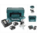 Makita DRT 50 RGJ Akku Multifunktionsfräse brushless 18V + 2x Akkus 6,0 Ah + Schnellladegerät im Makpac 3