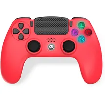 Trade Invaders Freaks and Geeks Wireless Controller Rot PS4