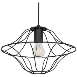 Pendelleuchte Amos Metall schwarz 35cm E27