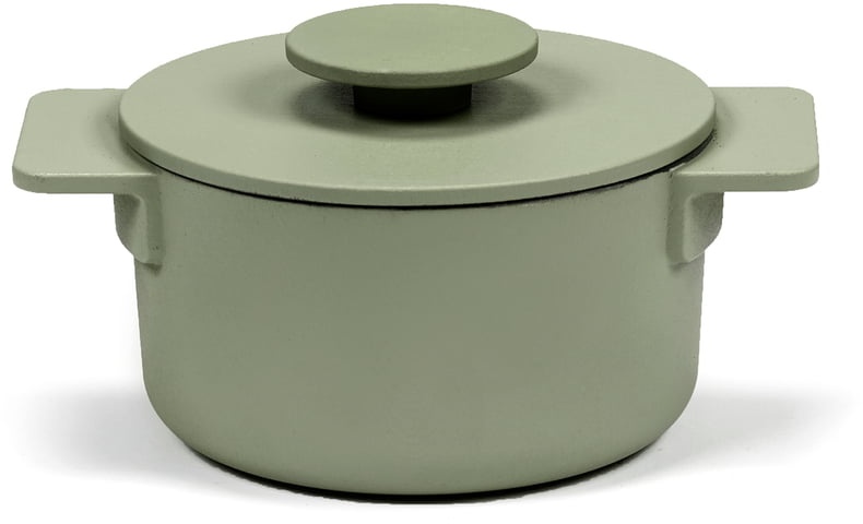 Serax - Surface Gusseisentopf mit Deckel, 1 Liter, grün