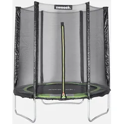 Rundes Trampolin Ø 180cm grün mit Schutznetz - Cassiopée - Gartentrampolin 2m  PRO Qualität.  EU-Standards