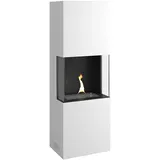 Kleining Ambientekamin Indie Stahl 50 x 170 x 34 cm 2 kW Weiß