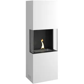 Kleining Ambientekamin Indie Stahl 50 x 170 x 34 cm 2 kW Weiß