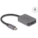 DeLock 91009 Externer Speicherkartenleser Grau