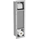 Mexen X-wall-bp Toilettenpapierhalter mit Magazin, Inox - 1914