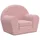vidaXL Schlafsofa für Kinder rosa weich plüsch