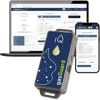 BEULCO Gas-Verbrauchsmesser "iQ gasGuard"  mit Universalschnittstellen-Kabel