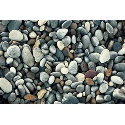 Leinwandbild QUEENCE "Stone", grau, B:90cm H:60cm, Canvas, Holzrahmen, Bilder, Akustikbild mit sehr guten Schallabsorptions-Eigenschaften