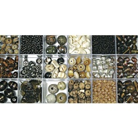 Rayher Glasperlen-Sortierung, Box 240 g, Farb- und Größenmix, verschiedene