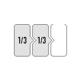 PROMAT Werkzeugmodul Leereinlage 2/3-Modul 4000 871 235,18-tlg.PROMAT