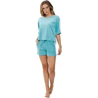 Rebelle Hausanzug Damen Strandanzug (2 tlg) Nikki Qualität blau 46