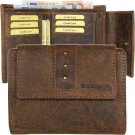 GREENLAND Nature Classic Geldbörse Damen braun