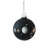 Giftcompany Gift Company Planeten Christbaumschmuck, Glas, 10cm