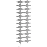 Kermi Badheizkörper 1151 x 508 mm 400 W Glanzsilber Metallic rechts