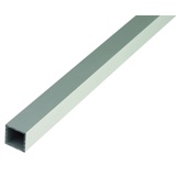 GAH ALBERTS Vierkantrohr Aluminium, silberfarbig eloxiert | 1000 x 30 x 30 mm,