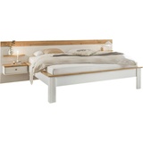 Home affaire Schlafzimmer-Set Westminster, Bett Liegefläche 180/200cm und 2 Wandpaneele weiß