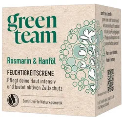 green team  FEUCHTIGKEITSCREME Rosmarin & Hanföl