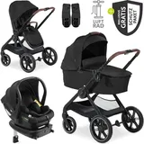 hauck 4in1 Kinderwagen-Set Walk N Care Air Trio in schwarz | Gr.: onesize