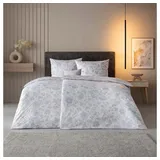 Estella Bettwäsche Valeria 135 x 200 cm Satin Grau Taupe