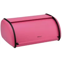 KING HOFF Kinghoff Brotkasten, Pink, Metall, 24x15x36 cm, Küchenzubehör, Brotkästen & -Körbe