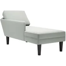 vidaXL Chaiselongue Loungesessel hellgrau