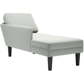vidaXL Chaiselongue Loungesessel hellgrau