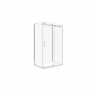 Buylando Ida Komplettdusche mit Schiebetür 120 x 195 cm transparent Duschwanne