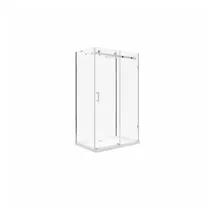 Buylando Ida Komplettdusche mit Schiebetür 120 x 195 cm transparent Duschwanne