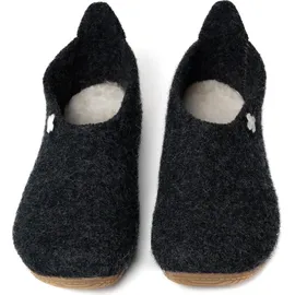 Living Kitzbühel Woll-Hausschuhe "Gipfelkreuz" in Anthrazit) - Gr.: 43 EU