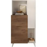 INOSIGN Highboard »Monaco Höhe 154 cm, Kommode mit 2 Türen«, Soft/Self Closing, weiß