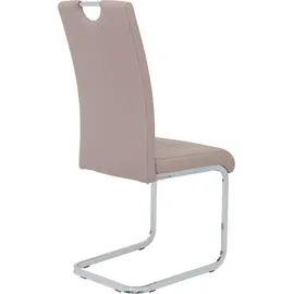 Hela Tische, 2er Set Schwingstuhl 2er-Set Ruby S Cappuccino, gepolstert