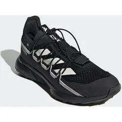 Wanderschuh ADIDAS TERREX "TERREX VOYAGER 21 TRAVEL", Gr. 48, schwarz-weiß (core schwarz, chalk weiß, grau two), Textil, Synthetik, sportlich, Schuhe