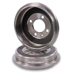 Bestprice 2x Bremstrommel+Backen+Zylinder+Radlager für VW