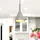 Paco Home CLOUCH 1-flg. E27 21,5 cm rund grau Beton