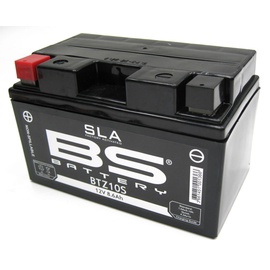 BS Battery 300636 BTZ10S AGM SLA Motorrad Batterie, Schwarz