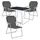 Mojawo Camping Set 4-tlg Grau