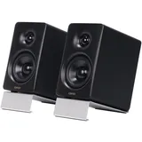Edifier M60 Multimedia-Lautsprecher Bluetooth 5.3, 66W RMS, Hi-Res Audio & Hi-Res Wireless Audio, LDAC, 3" Mittelbass & 1" Hochtöner, USB-C & Aux-Eingänge, Kompakter Desktop Lautsprecher - Schwarz