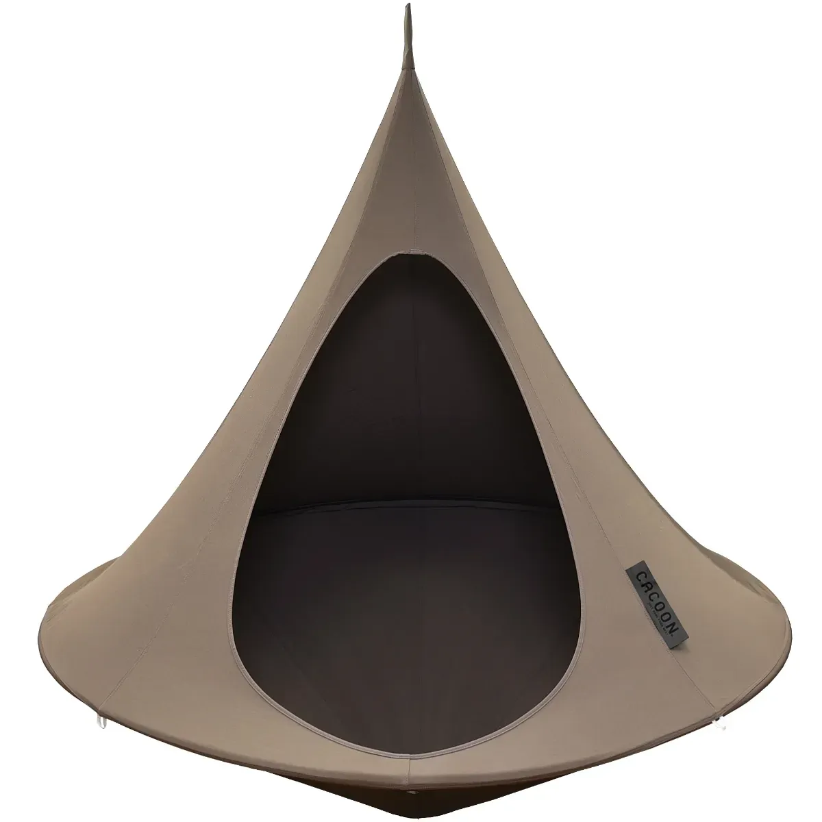 VIVERE Hängehöhle 180 cm Braun Hängeschaukel Kinder Polyester - Wasserabweisend, bis 200 kg, Indoor & Outdoor geeignet