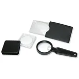 Carson Optical Carson-Optical Lupe VP-01 Value-Pak, Set, 2,5x / 3x / 6x Vergrößerung, Lese- & Einschlaglupe